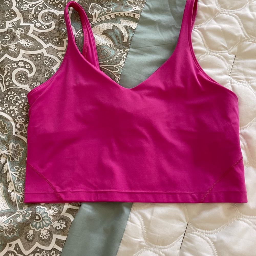 LULULEMON Align tank size 12. Sonic pink.